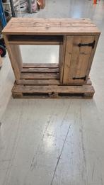 Bureau, steigerhout, Ophalen, Gebruikt, Bureau