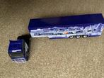 Herpa truck met drie assige oplegger met speciale opdruk MM, Ophalen of Verzenden