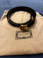 Gucci riem, Kleding | Dames, Riemen en Ceinturen, Ophalen of Verzenden, Zo goed als nieuw, Zwart, 80 tot 90 cm