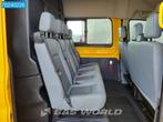 Ford Transit 125pk L3H3 Dubbel Cabine Navi Airco Camera Trek, Auto's, Bestelauto's, Airconditioning, Te koop, Gebruikt, Ford