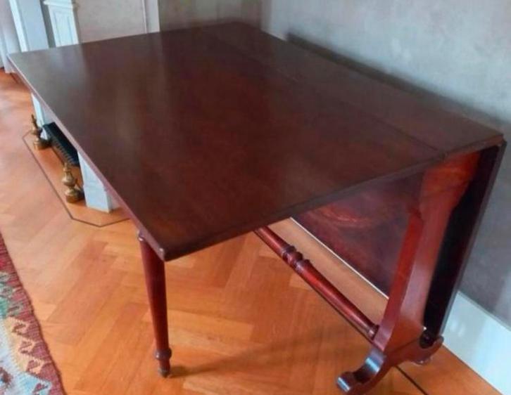 Mahonie 19e eeuwse Sutherland Pembroke tafel., Antiek en Kunst, Antiek | Meubels | Tafels, Ophalen