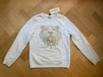 Kenzo trui sweatshirt wit met gouden logo tijger maat 152 12, Meisje, Trui of Vest, Ophalen of Verzenden, Zo goed als nieuw