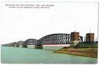 AK Moerdijk - Spoorbrug over 't Hollands Diep nabij Moerdijk, Gelopen, Noord-Brabant, 1920 tot 1940, Verzenden