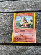 Zeldzame Growlithe Pokemon Kaart, Ophalen of Verzenden, Gebruikt, Losse kaart