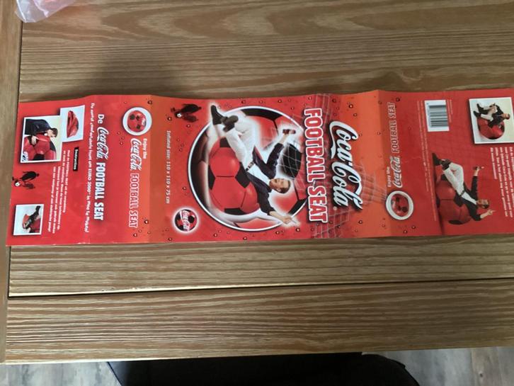 Coca Cola Football seat, Huis en Inrichting, Zitzakken, Nieuw, Ophalen of Verzenden