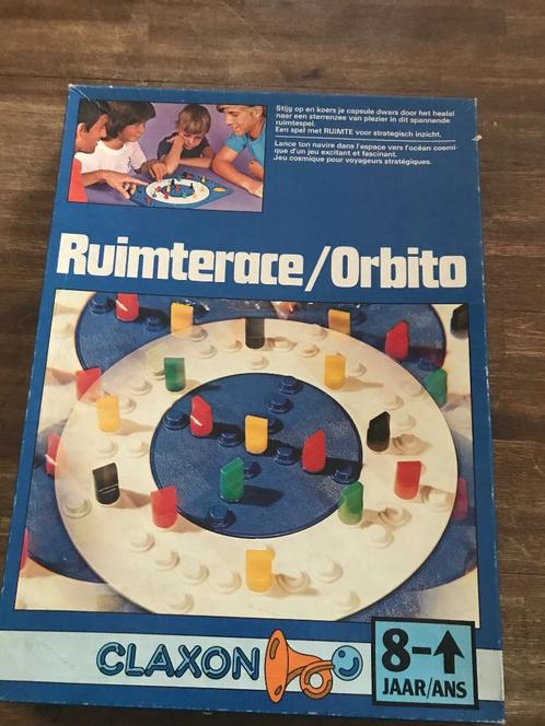 Vintage Ruimterace - Orbito 1977 bordspel, Hobby en Vrije tijd, Gezelschapsspellen | Bordspellen, Gebruikt, Ophalen