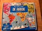 Sassi Science Wereldkaart Puzzel - 205 Stukjes, Ophalen of Verzenden, Minder dan 500 stukjes, Zo goed als nieuw, Legpuzzel