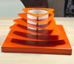 Retro Hudstadt-Leuchten Lamp Jaren 60/70 Oranje, Gebruikt, Ophalen of Verzenden, Retro, Minder dan 50 cm