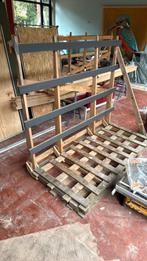 Glasbokken opslagbok openhaardhout, 100 liter of meer, Ophalen, Zo goed als nieuw, Transportkar