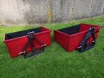 NIEUWE grond- en transportbakjes voor minitractor (100 cm.), Ophalen of Verzenden, Glastuinbouw, Transport