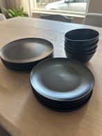 Zwart IKEA Servies - Borden en Bakjes, Ophalen, Gebruikt, Keramiek, Effen