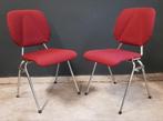 43 x Kho Liang design stoelen schoolstoelen vintage rood, Vijf, Zes of meer stoelen, Ophalen of Verzenden, Zo goed als nieuw, Rood
