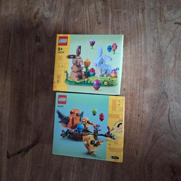 Lego Seizoen sets Voorjaar / Pasen 40639 en 40523 beschikbaar voor biedingen