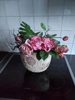 Zijden bloemen in pot, Ophalen, Gebruikt