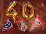 Versiering 40 jaar, Ophalen of Verzenden, Zo goed als nieuw, Versiering, Verjaardag