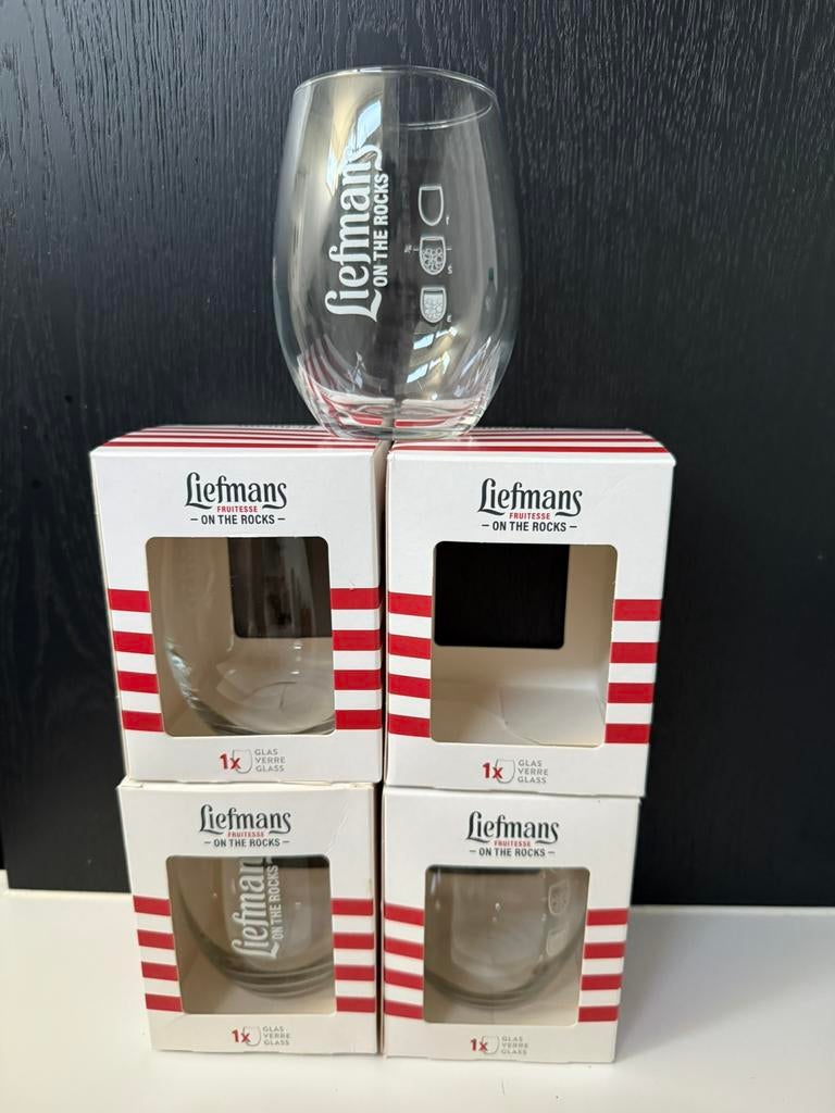 Vier Liefmans glazen Nieuw!, Verzamelen, Glas en Borrelglaasjes, Ophalen of Verzenden, Nieuw