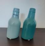 2x SERAX vaasje blauw lichtblauw, Blauw, Aardewerk of Porselein, Ophalen of Verzenden, Zo goed als nieuw