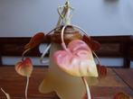 Vintage metalen Franse hanglamp, Antiek en Kunst, Antiek | Lampen, Ophalen of Verzenden