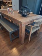 Het Kabinet Teakhouten Eettafel 240x100 - Gerecycled Hout, Huis en Inrichting, Tafels | Eettafels, Ophalen, 100 tot 150 cm, Teakhout