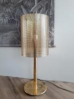 Bergers Design lamp vloerlamp tafellamp goud metaal, Gebruikt, Metaal, Ophalen