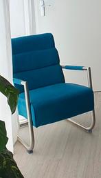 Xooon Luzern Fauteuil - Petrol Kleur, Huis en Inrichting, Fauteuils, Ophalen, 75 tot 100 cm, Zo goed als nieuw, Metaal