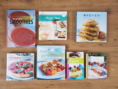 Kook en bakboeken - 1 euro per stuk, Boeken, Kookboeken, Zo goed als nieuw, Voorgerechten en Soepen, Hoofdgerechten, Tapas, Hapjes en Dim Sum