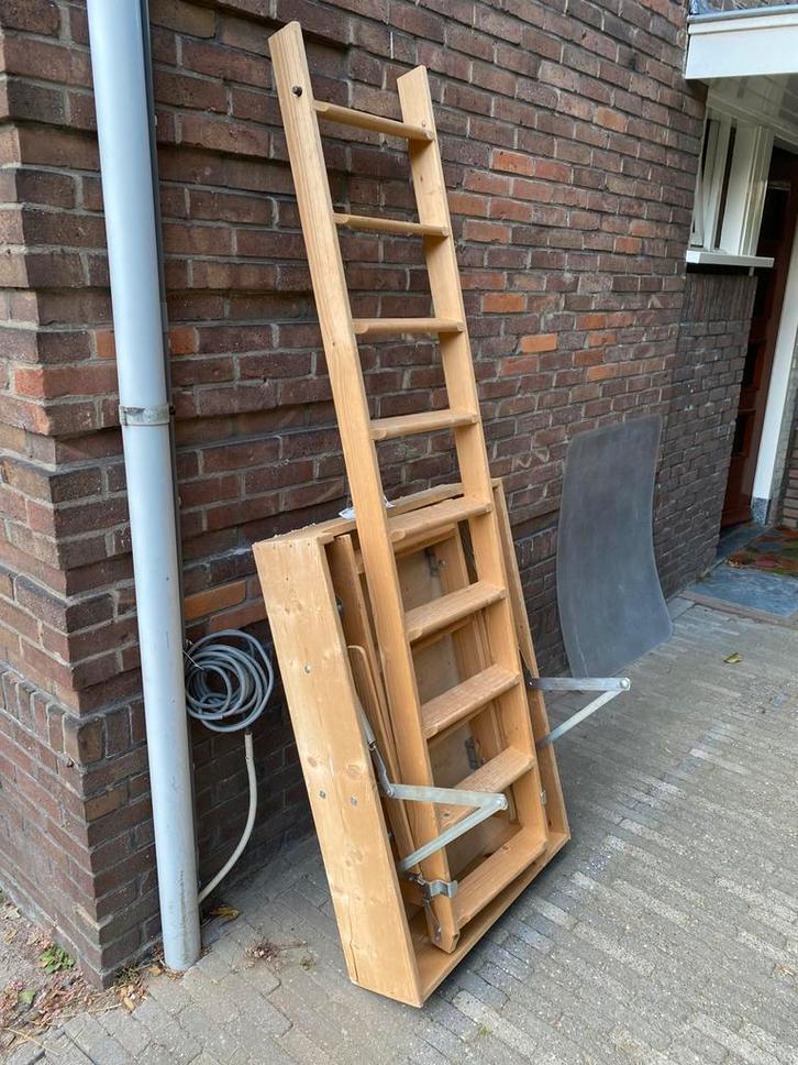 Novoferm Vlieringtrap Type 1180, Doe-het-zelf en Verbouw, Ladders en Trappen, Gebruikt, Trap, 2 tot 4 meter, Opvouwbaar of Inschuifbaar