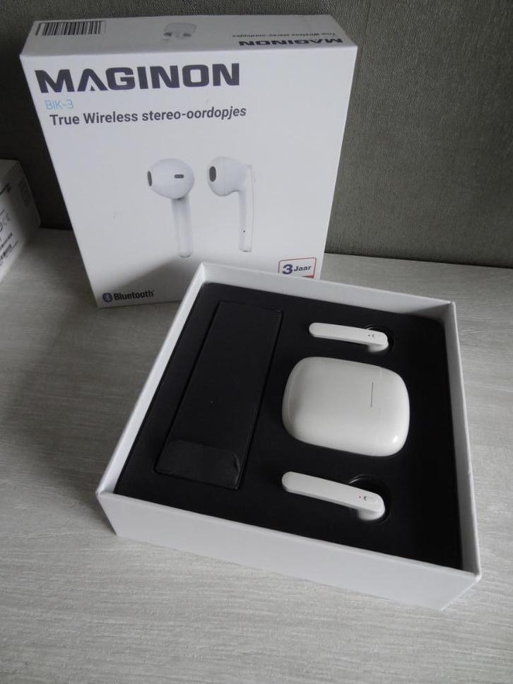 Maginon bik-3 wireless stereo oordopjes - bluetooth NIEUW, Audio, Tv en Foto, Koptelefoons, Nieuw, Over oor (circumaural), Overige merken