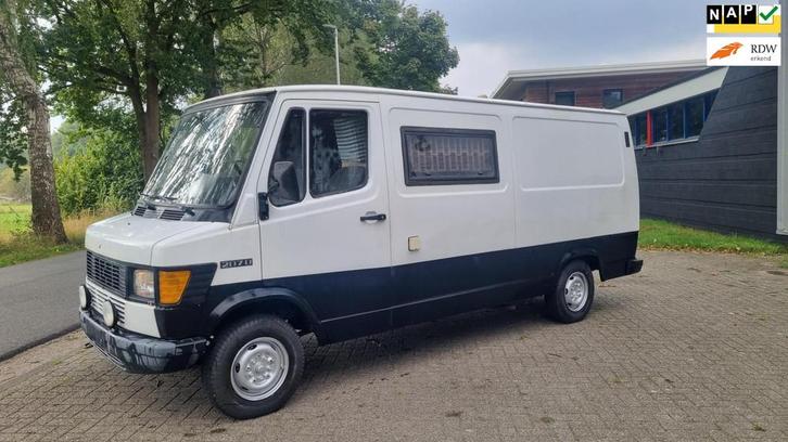 Mercedes-Benz 207D CAMPER LANG BELASTINGVRIJ BIJNA APK 2028, Caravans en Kamperen, Campers, Bedrijf, Mercedes-Benz, Diesel