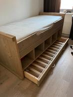 Halfhoogslaper met rolbed, Ophalen, 85 tot 100 cm, Gebruikt, Hoogslaper of Stapelbed