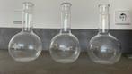 Leerdam 500ml Kolven - Vintage Lab Glaswerk Set, Ophalen of Verzenden