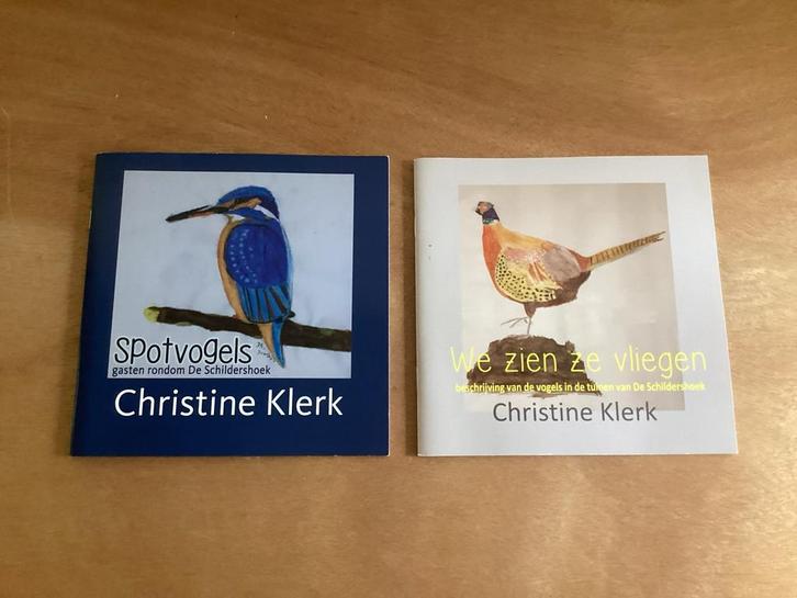 Natuurboeken Christine Klerk - Vogels De Schildershoek, Boeken, Natuur, Zo goed als nieuw, Vogels, Ophalen of Verzenden