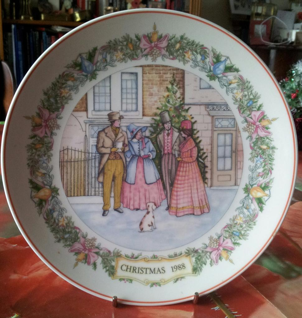 Wedgwood wandbord Carol Singing. Christmas, Antiek en Kunst, Ophalen of Verzenden