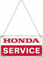 Honda Service relief reclamebord van metaal wandbord, Nieuw, Ophalen of Verzenden