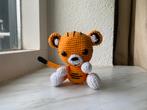 Gehaakte tijger knuffel, amigurumi, Ophalen of Verzenden, Nieuw, Haken