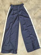 Blauwe pantalon met witte streep - Shein Tall - M, Blauw, Lang, Gedragen, Shein