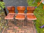 Galvanitas S30 Stoelen Honingkleur schoolstoel obo eromes, Antiek en Kunst, Ophalen of Verzenden