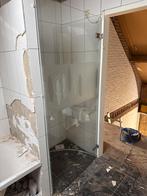Glazen Douchedeur met Chromen Beslag, Ophalen of Verzenden, Gebruikt, Glas, Douche