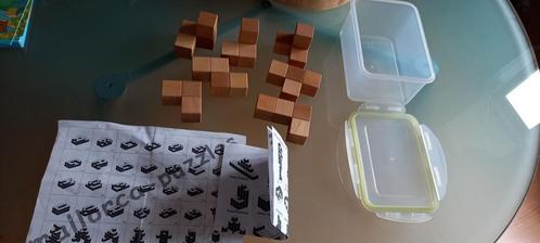 Maiiorca houten denkpuzzel met opbergbak., Hobby en Vrije tijd, Denksport en Puzzels, Zo goed als nieuw, Rubik's of 3D-puzzel