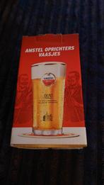 Amstel Oprichters Vaasjes glas in doos, Ophalen, Nieuw, Gebruiksvoorwerp