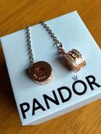 Pandora veiligheid  ketting  rose goud, Sieraden, Tassen en Uiterlijk, Bedels, Ophalen of Verzenden, Zo goed als nieuw, Goud, Pandora