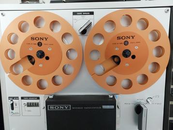 2X SONY BANDRECORDER METAL REEL R-7MB UIT JAREN70 ONGEBRUIKT beschikbaar voor biedingen