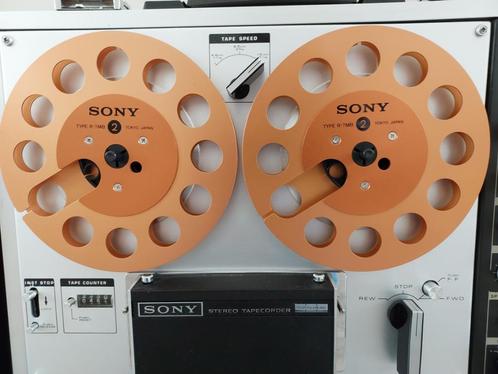 2X SONY BANDRECORDER METAL REEL R-7MB UIT JAREN70 ONGEBRUIKT, Audio, Tv en Foto, Bandrecorders, Bandrecorder, Ophalen of Verzenden
