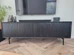 Zwart TV Meubel - 165 cm breed, Huis en Inrichting, Ophalen, 150 tot 200 cm, Zo goed als nieuw, Metaal