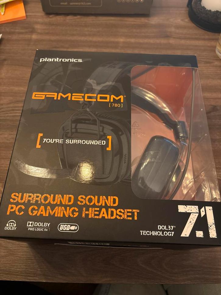 Plantronics GameCom 780 - Zo goed als nieuw!, Computers en Software, Headsets, Zo goed als nieuw, Over-ear, Bedraad, Gaming headset