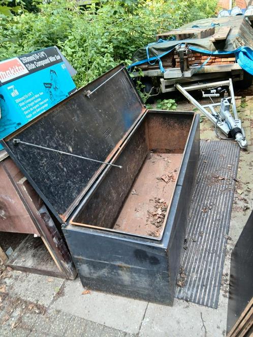Grote stalen disselbak., Auto diversen, Aanhangwagen-onderdelen, Gebruikt, Ophalen
