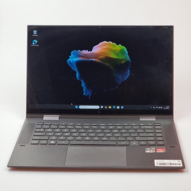 HP Envy X360 15-0EU0500ND Convertible 8GB/512GB/Ryzen5, Computers en Software, Windows Laptops, Zo goed als nieuw