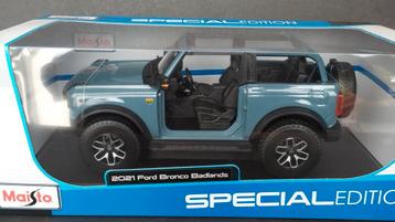 Ford Bronco Badlands 2021 1:18 Maisto Pol  beschikbaar voor biedingen