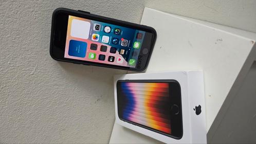 Iphone se 2022 128gb, Telecommunicatie, Mobiele telefoons | Apple iPhone, Zo goed als nieuw, 128 GB, iPhone SE (2022), Zwart, Ophalen of Verzenden