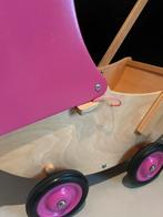 Van Dijk Toys Houten Poppenwagen, Kinderen en Baby's, Speelgoed | Overig, Ophalen, Gebruikt, Meisje